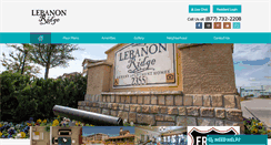 Desktop Screenshot of lebanonridge.com